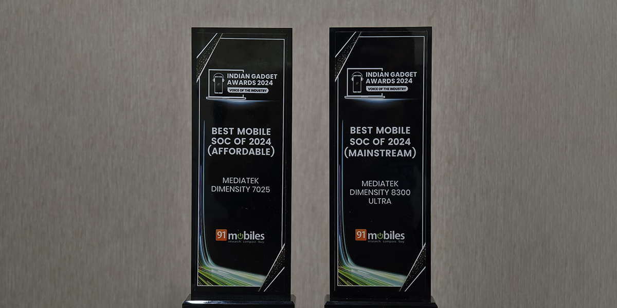 MediaTek wins at the Indian Gadget Awards 2024